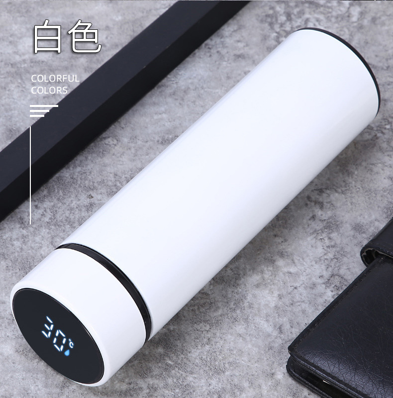 智能水杯304不锈钢保温杯创意温度显示杯子商务礼品杯丝印LOGO